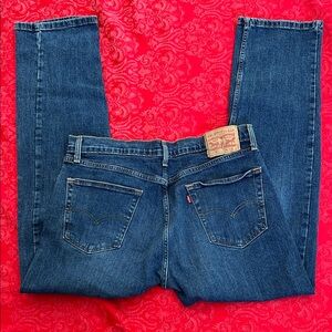 Levi’s 505 Jeans Men 34x32 Blue Straight Leg Classic Fit Denim Pants